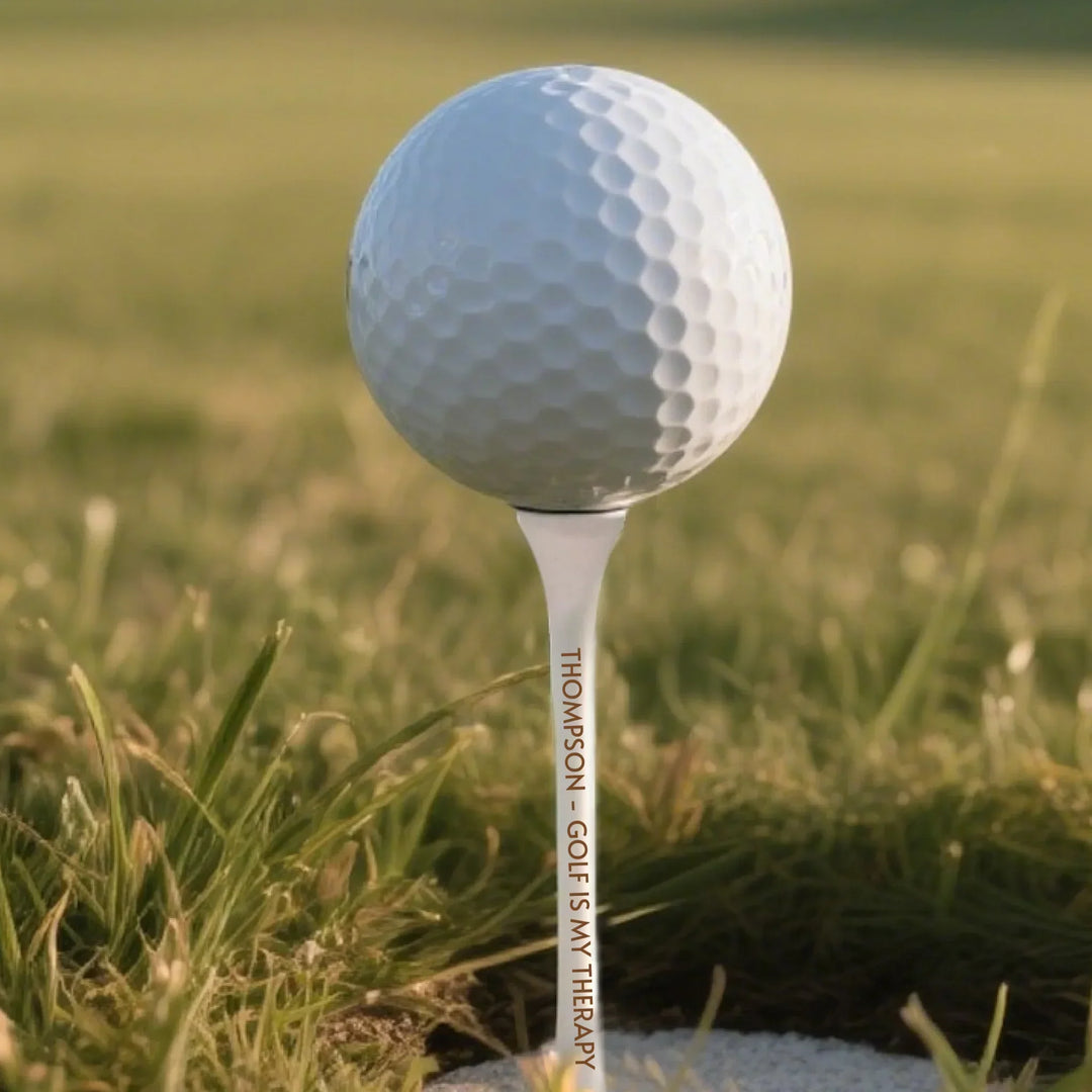 Custom personalized Wooden Golf Tee featuring engraved text — premium gift for golf lovers by ARTFULANE