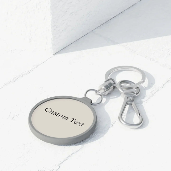 travel keyring tag-Custom background color and text-ARTFULANE