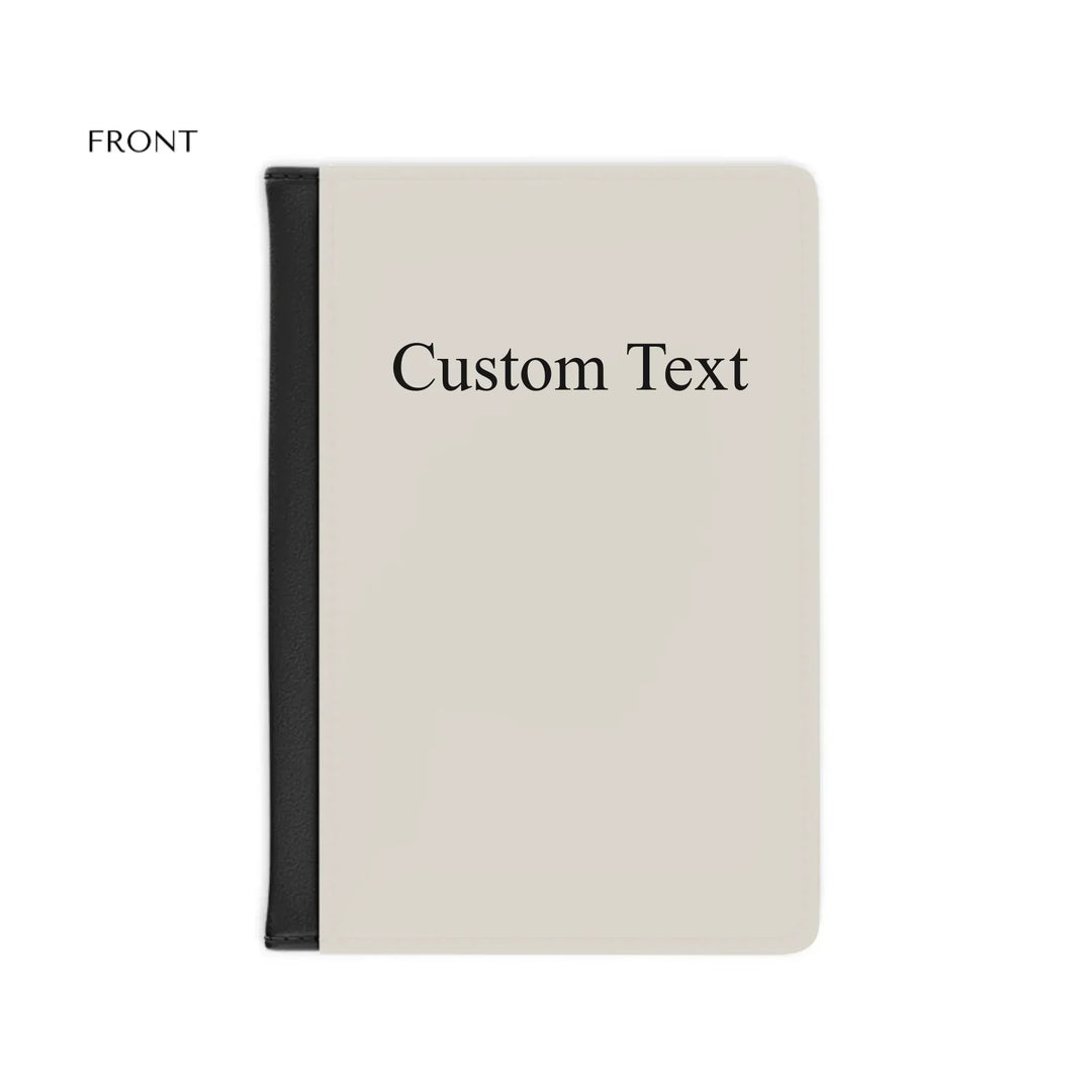 Passport Cover front-Custom background color and text-ARTFULANE