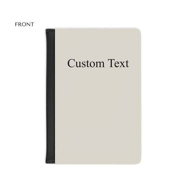 Passport Cover front-Custom background color and text-ARTFULANE