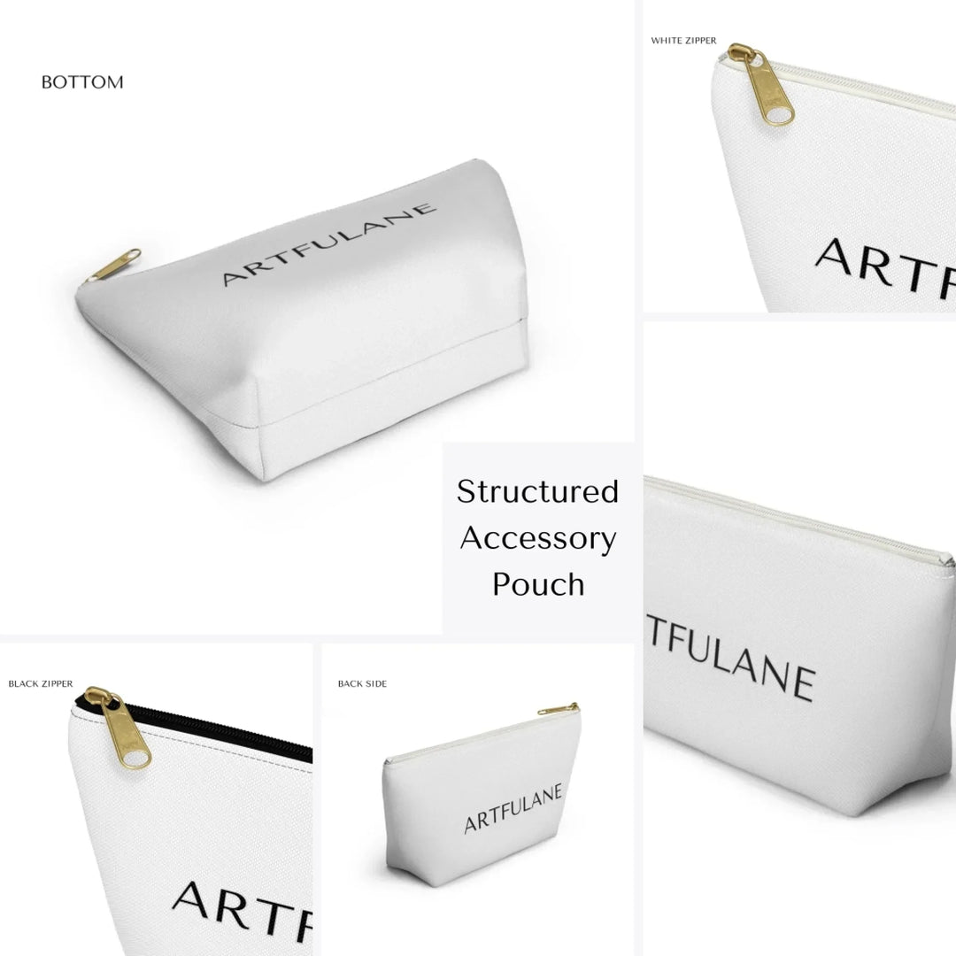 Product details of structured accessory pouch by ARTFULANE