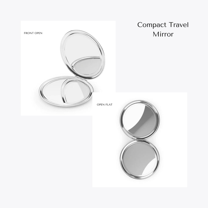 Features of compact travel mirror by ARTFULANE