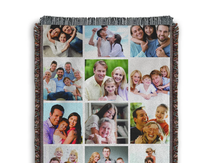 Heirloom Woven Blanket Closeup Texture-ARTFULANE