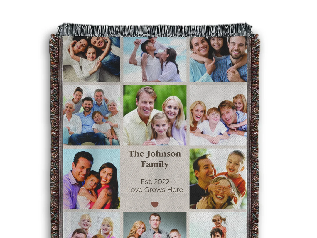 Heirloom Woven Blanket Closeup Texture-ARTFULANE