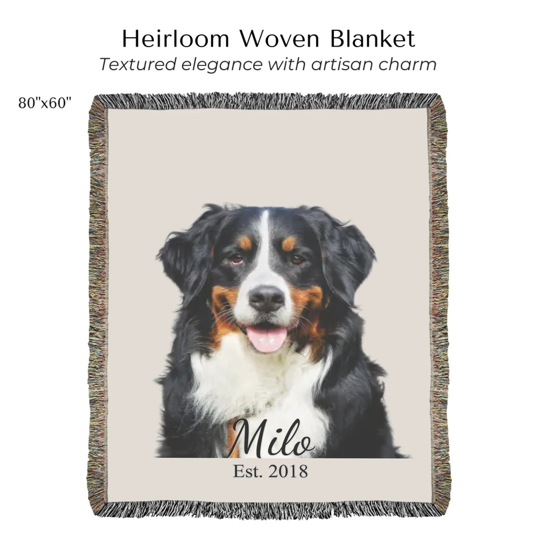 Heirloom Woven Blanket 80"x60"-ARTFULANE