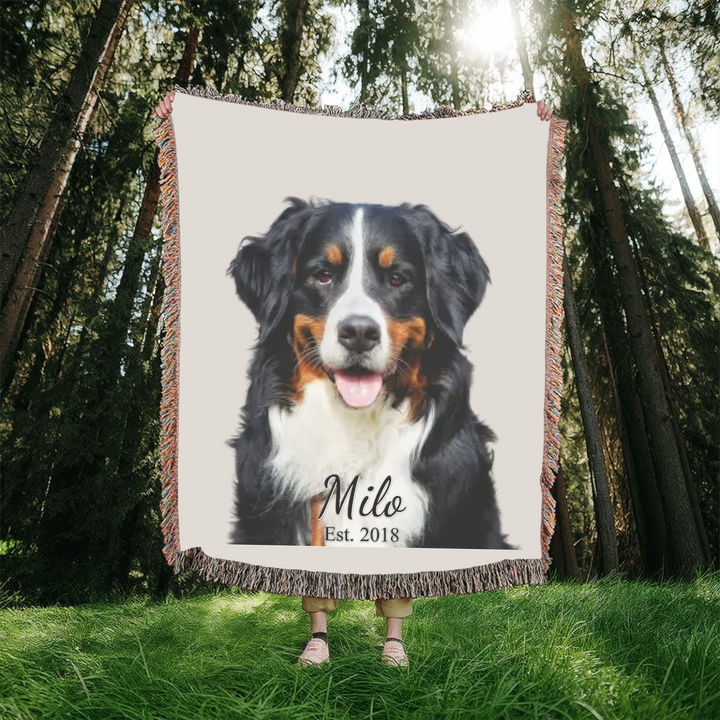 Heirloom Woven Blanket In Nature-ARTFULANE