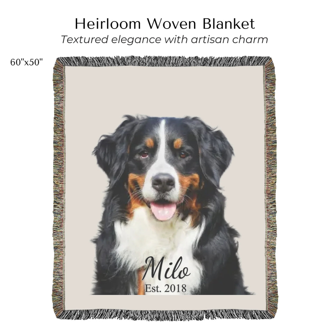 Heirloom Woven Blanket 60"X50"-ARTFULANE