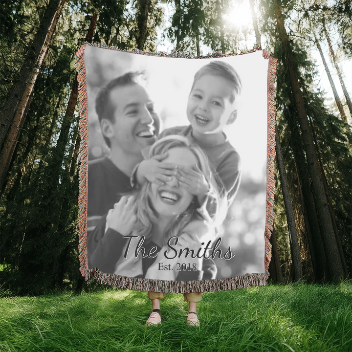 Heirloom Woven Blanket In Nature-ARTFULANE