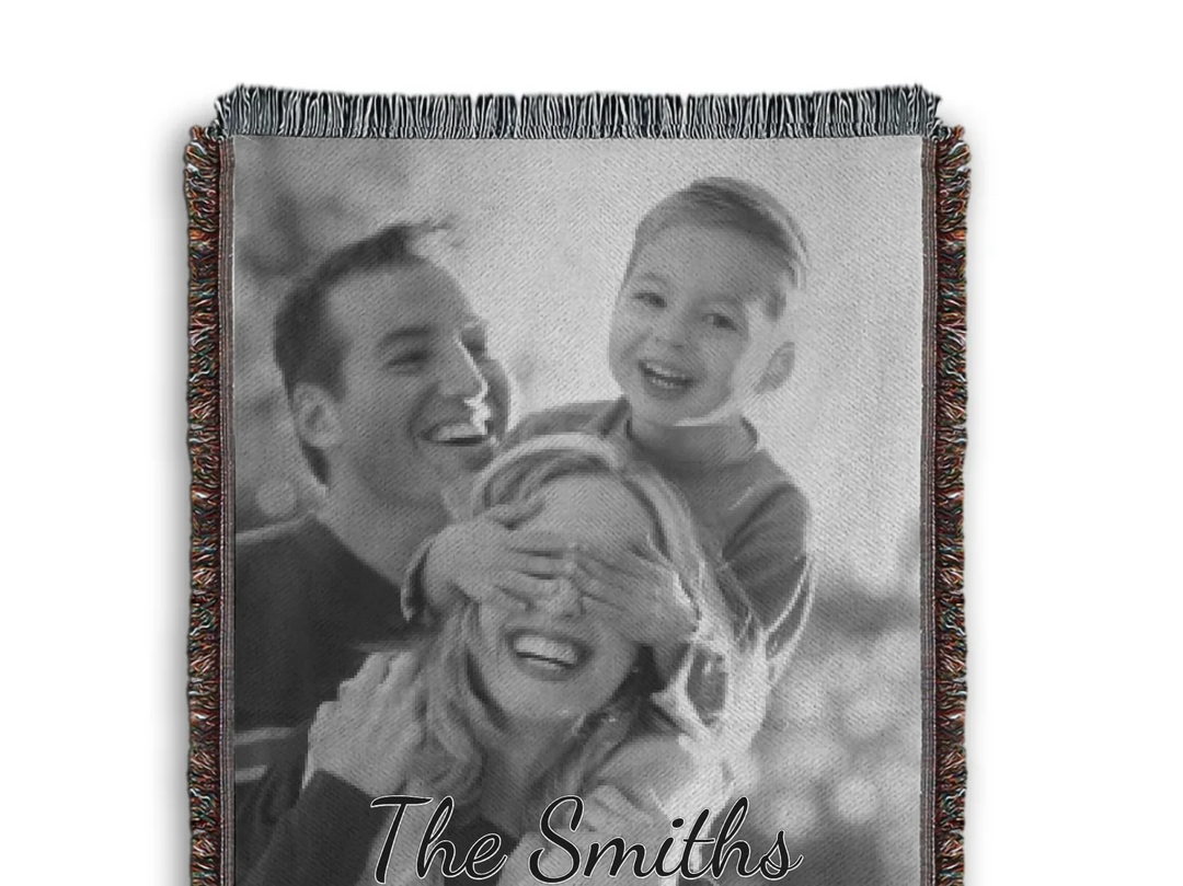 Heirloom Woven Blanket Closeup Texture-ARTFULANE