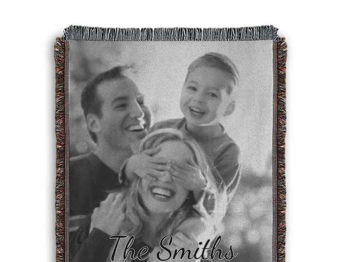 Heirloom Woven Blanket Closeup Texture-ARTFULANE