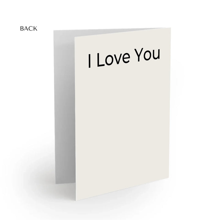 greeting card Back Vertical
