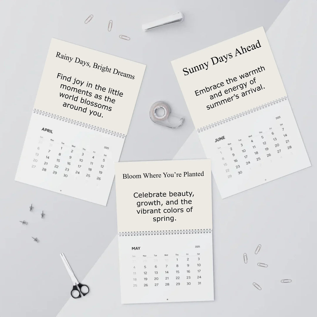 wall calendar apr-jun