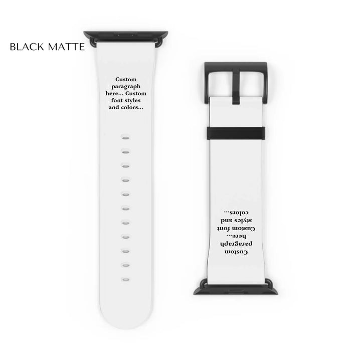 Watch Band Close-up Black
