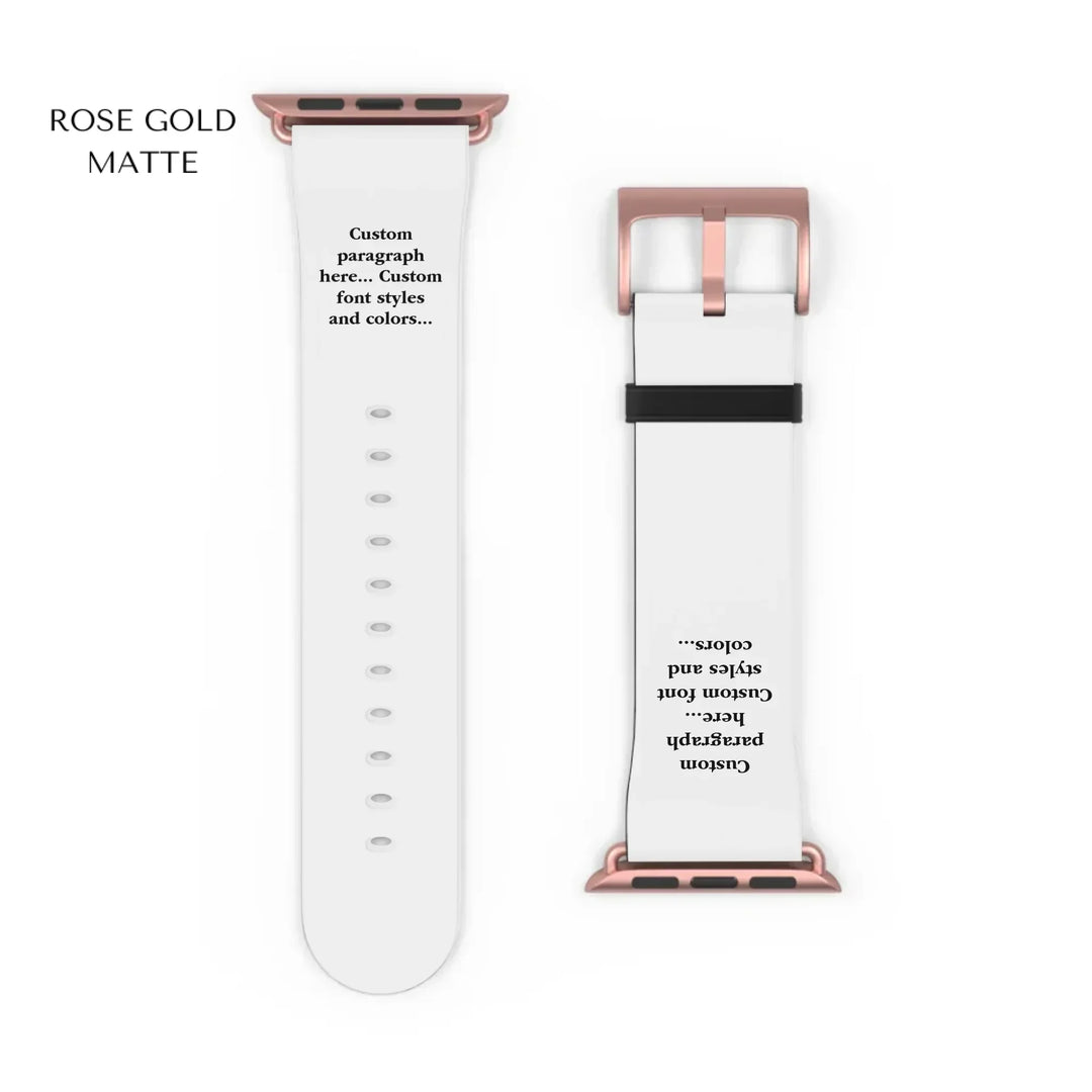 Watch Band Close-up Rose gold