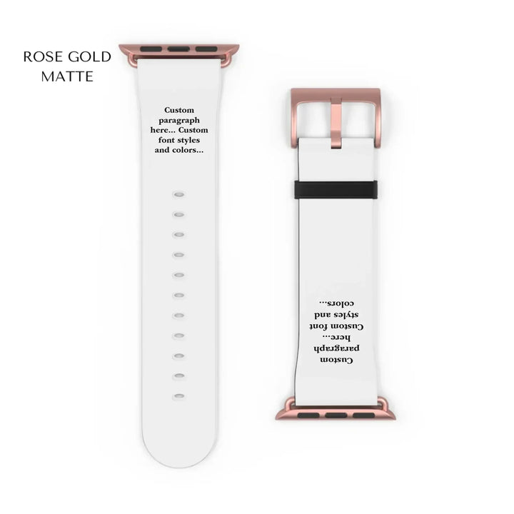 Watch Band Close-up Rose gold