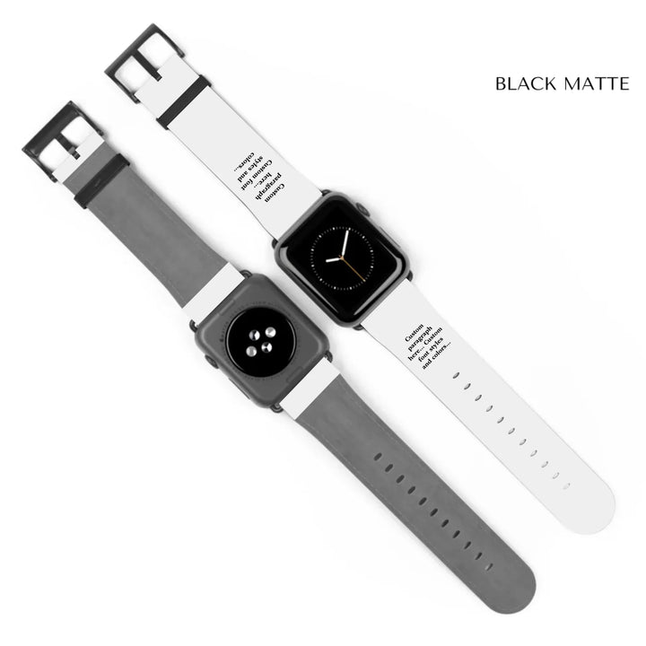 Watch Band Front and Back black base