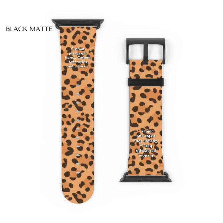 Watch Band Close-up Black