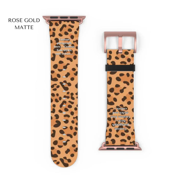 Watch Band Close-up Rose gold