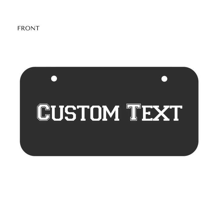 MINI LICENSE PLATE Front