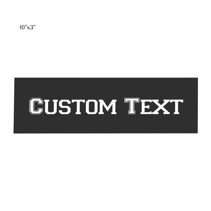 CAR MAGNET 10x3 Front