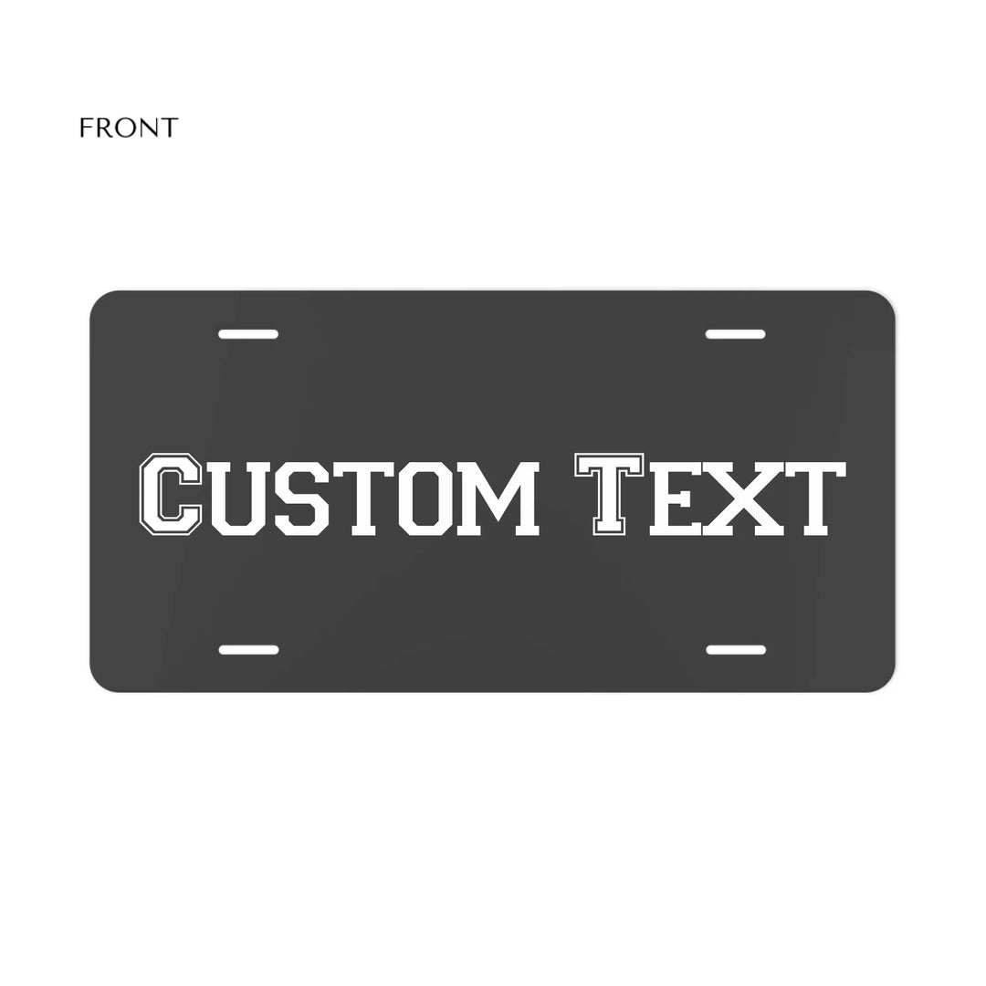 LICENSE PLATE DECORATIVE Front