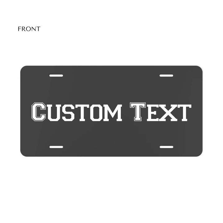 LICENSE PLATE DECORATIVE Front