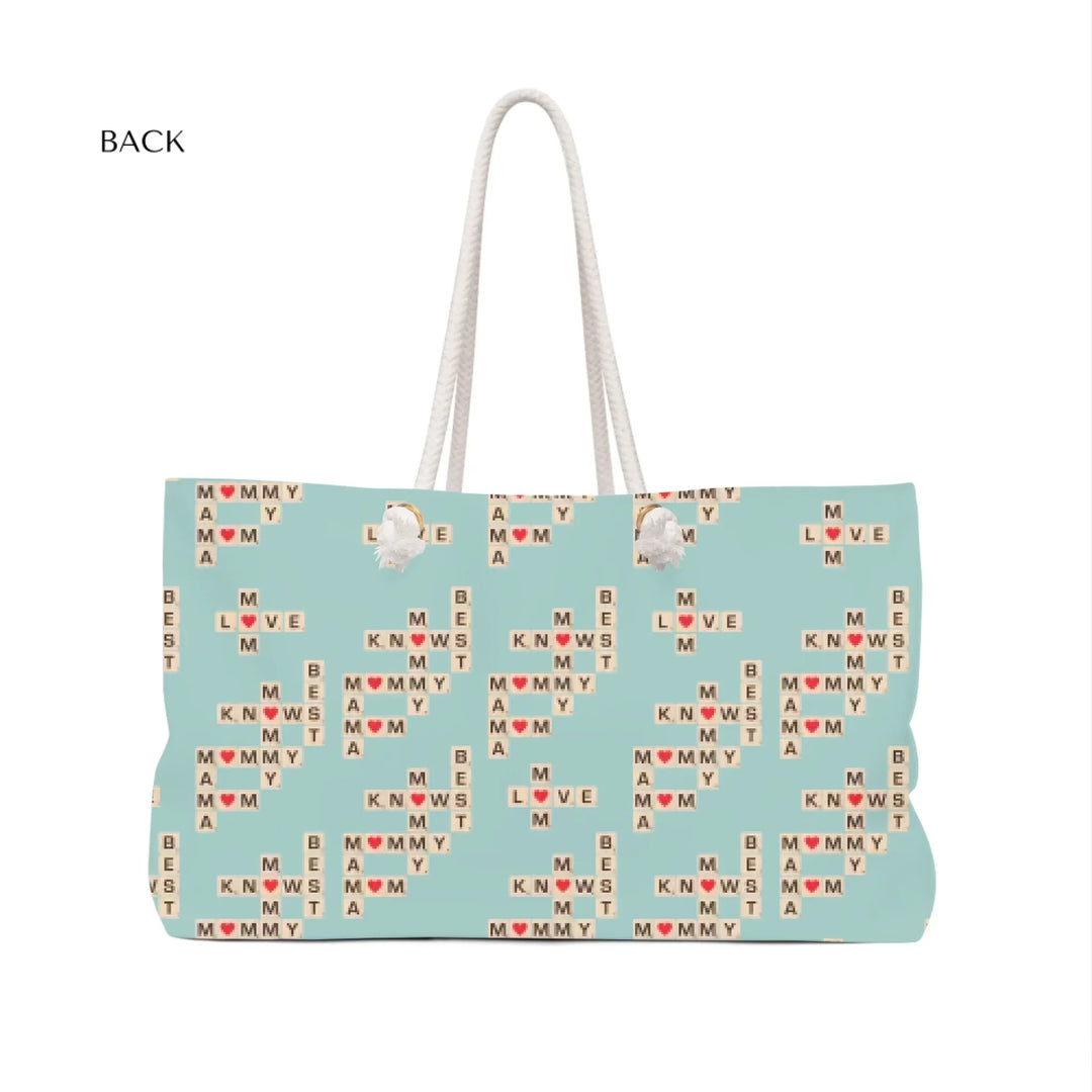 create-your-Custom-weekender-tote-bag-Mom-Knows-Best-back-artfulane