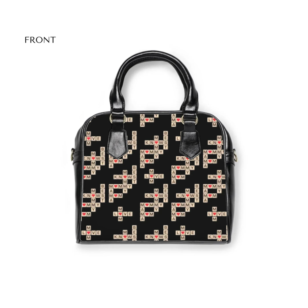 Custom-shoulder-handbag-Mom-Knows-Best-front-artfulane