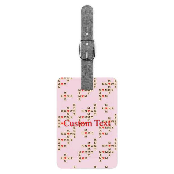 Custom-Travel-Accessories-luggage-tag-front-Mom-Knows-Best-artfulane