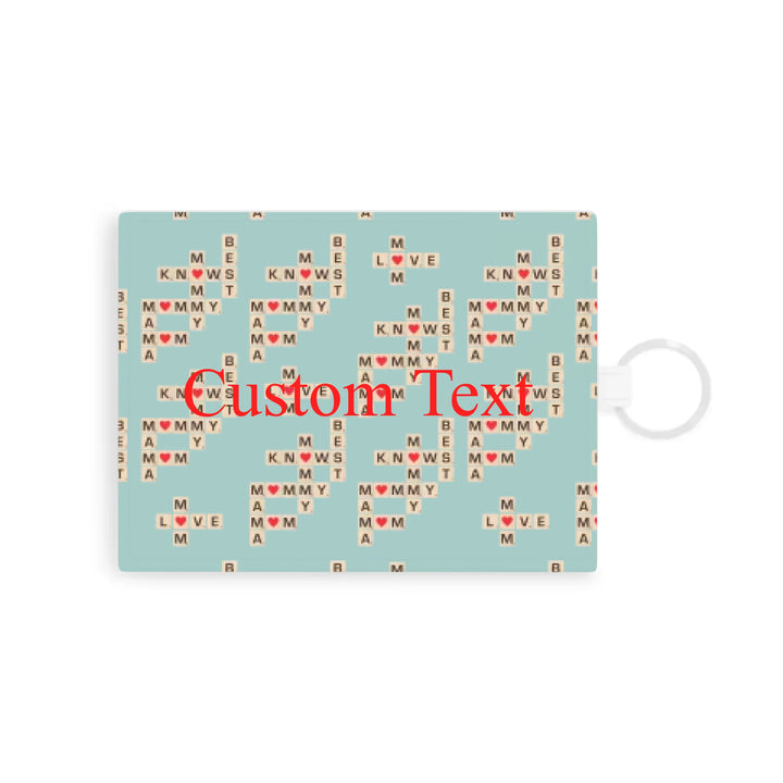 Custom-Travel-Accessories-leather-card-holder-front-Mom-Knows-Best-artfulane