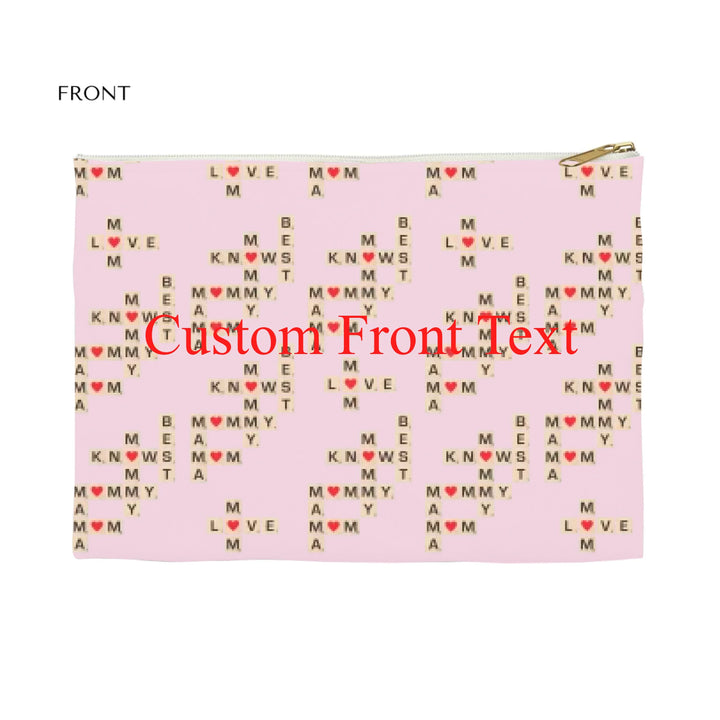 Custom-Travel-Accessories-flat-accessory-pouch-front-Mom-Knows-Best-artfulane