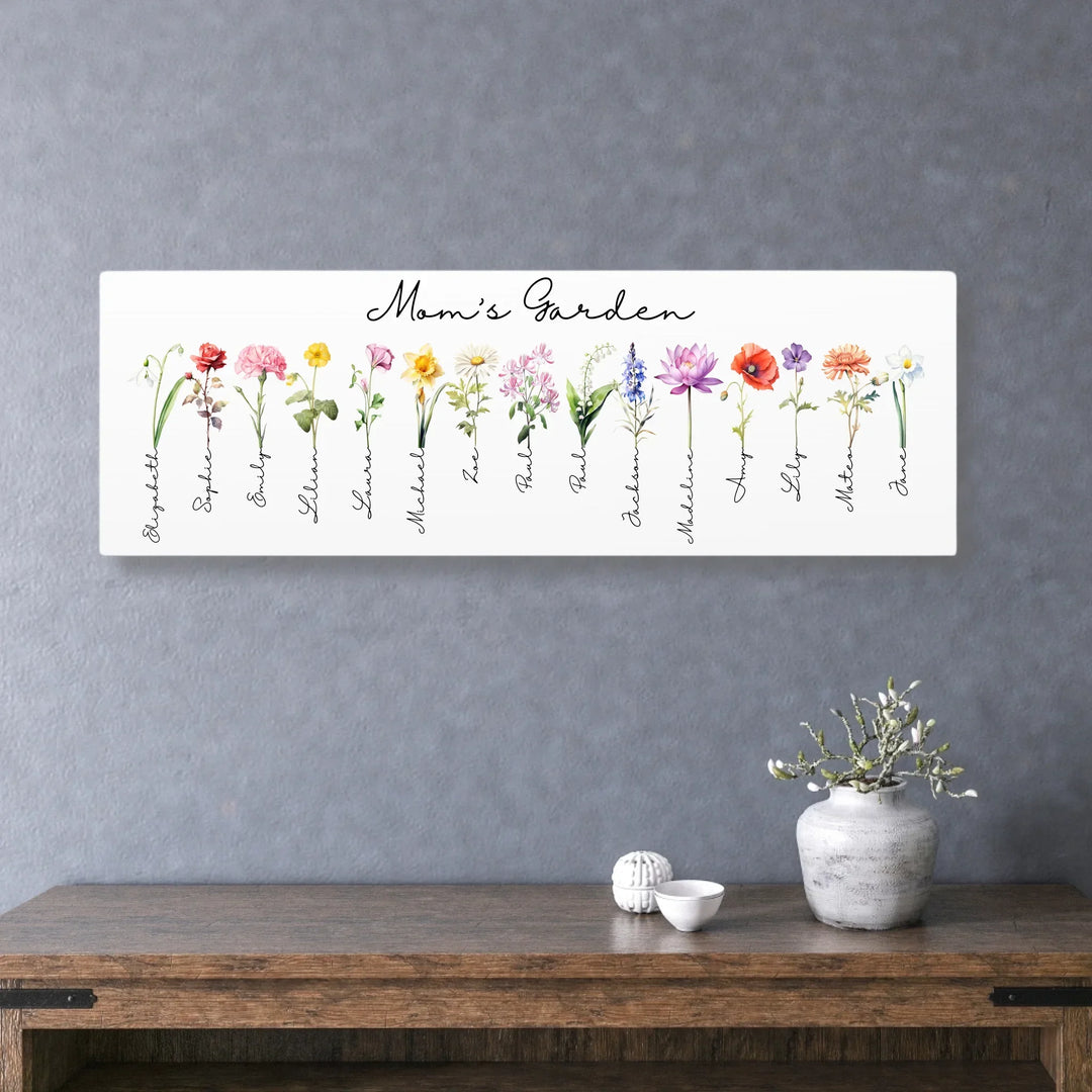 unframed stretched horizontal canvas on wall-ARTFULANE