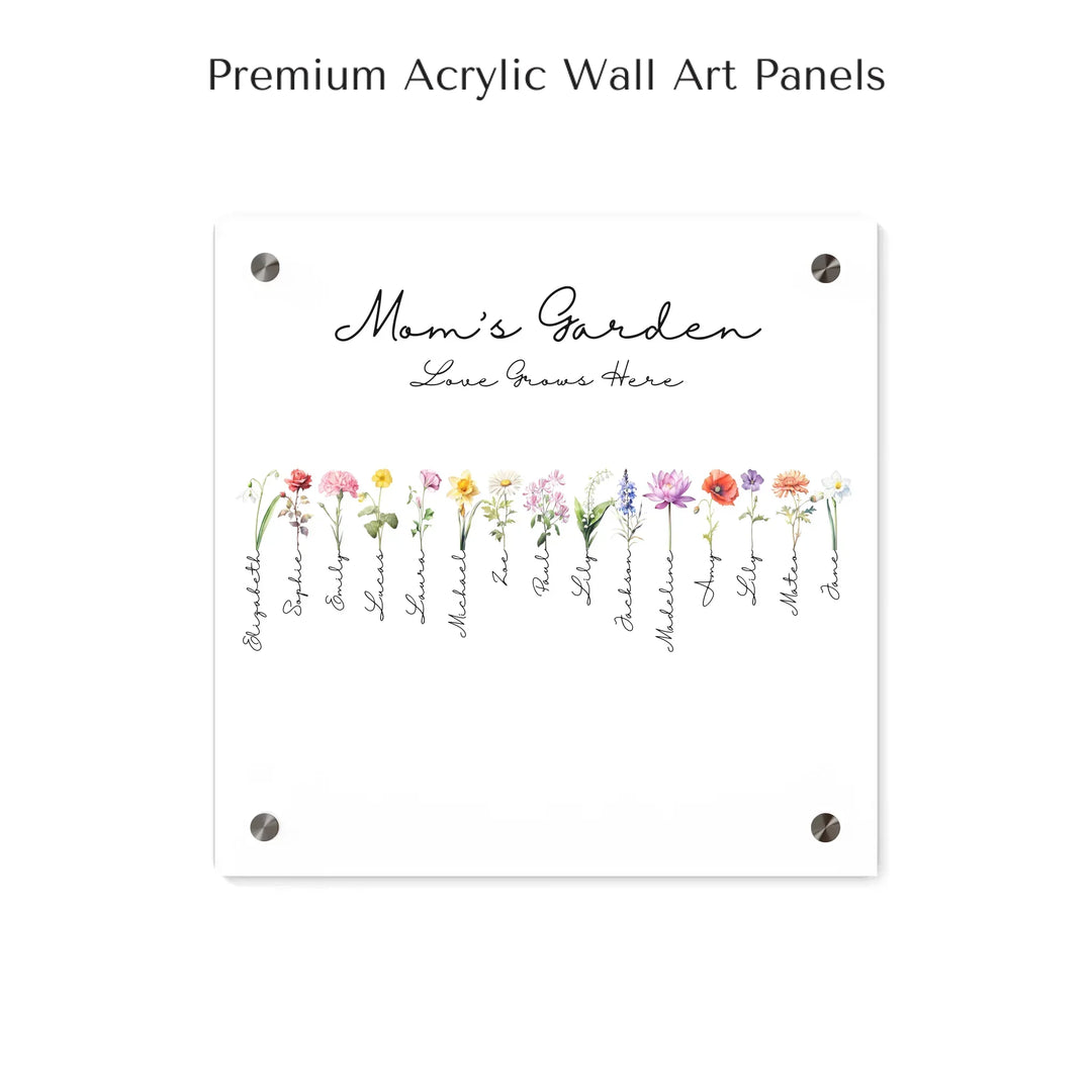 11x11 acrylic panel print