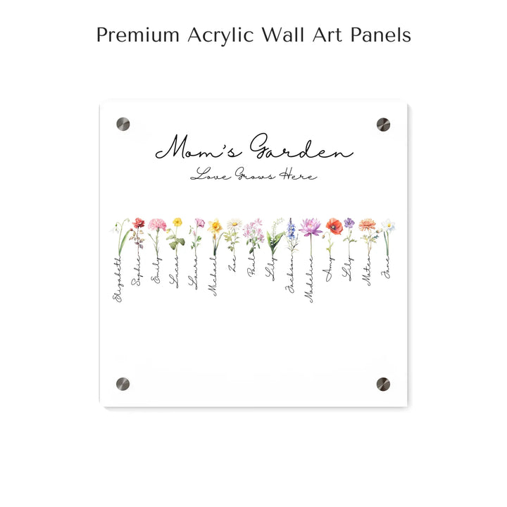 11x11 acrylic panel print