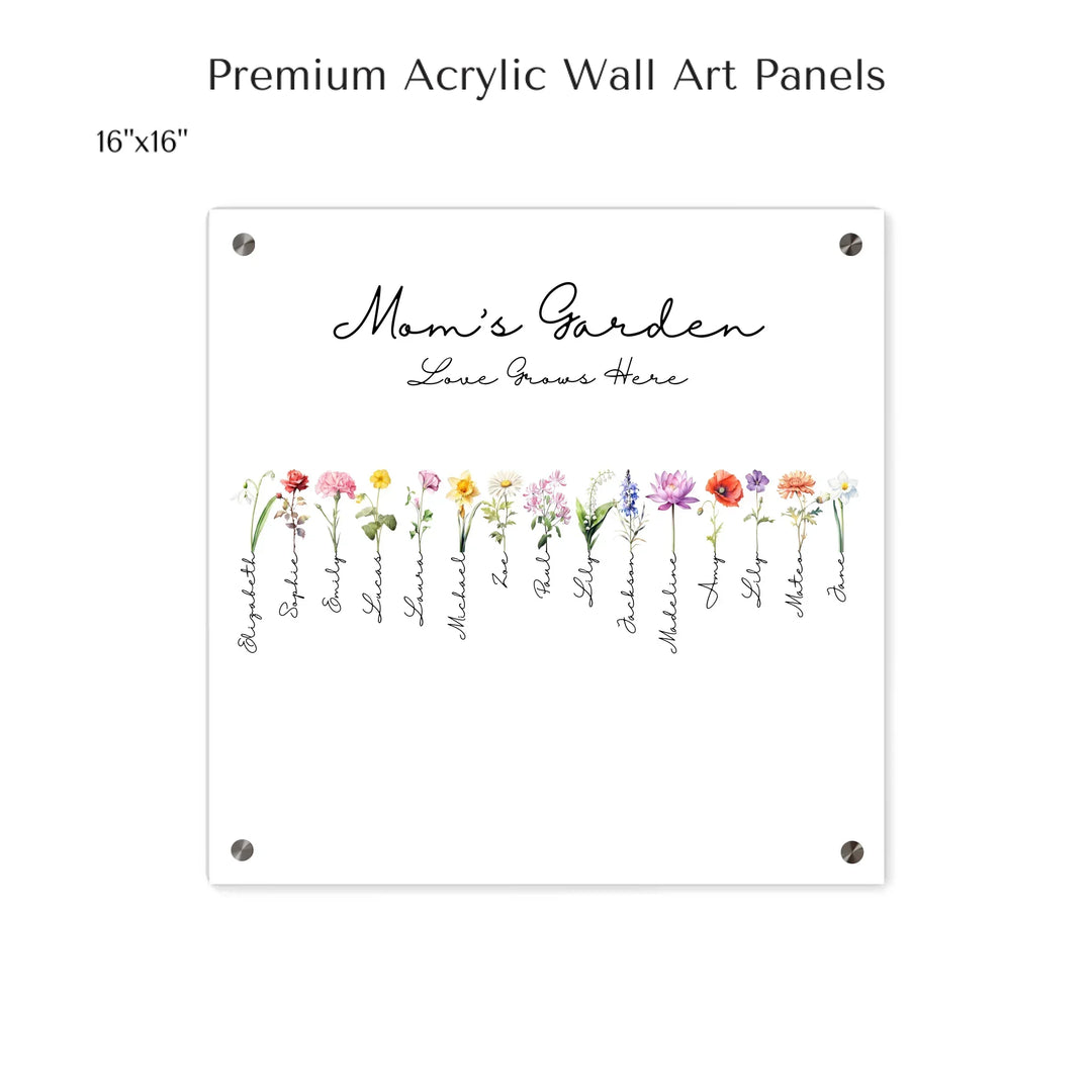 16x16 acrylic panel print