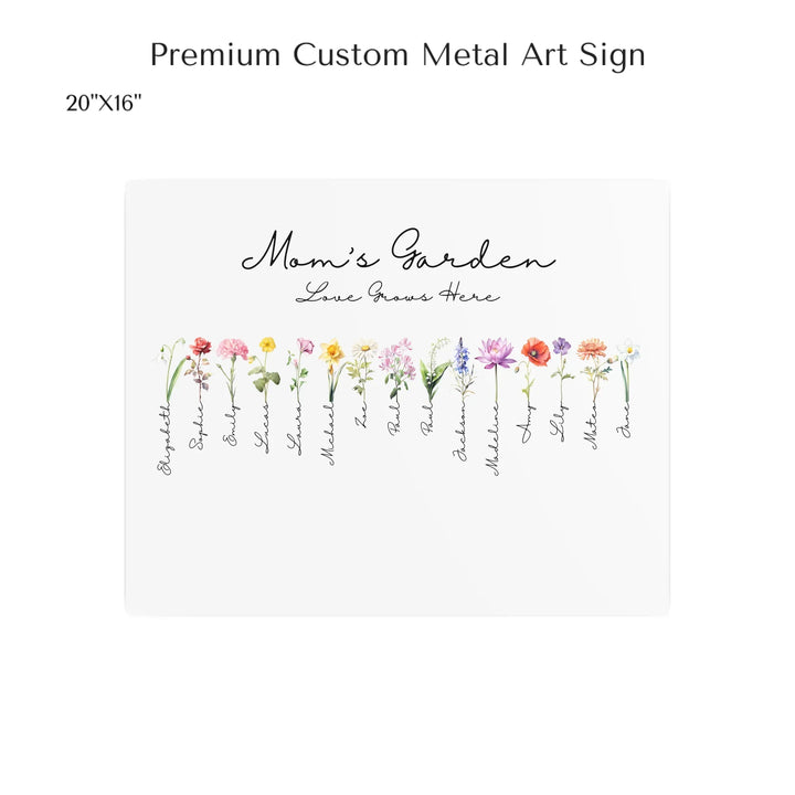 20x16 metal art sign