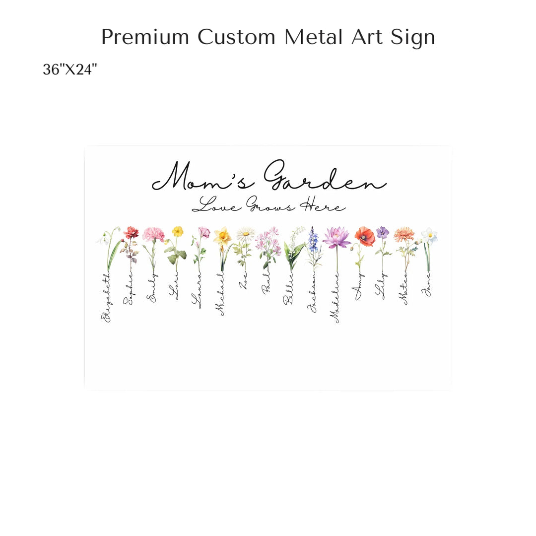 36x24 metal art sign