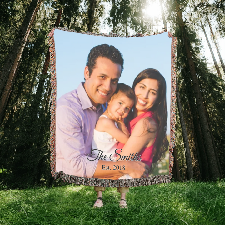 Heirloom Woven Blanket In Nature-ARTFULANE