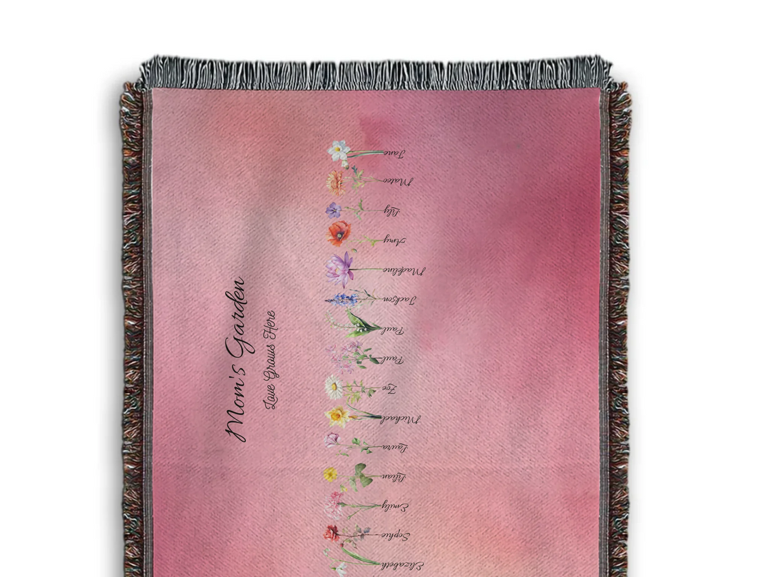 Heirloom Woven Blanket Closeup Texture-ARTFULANE