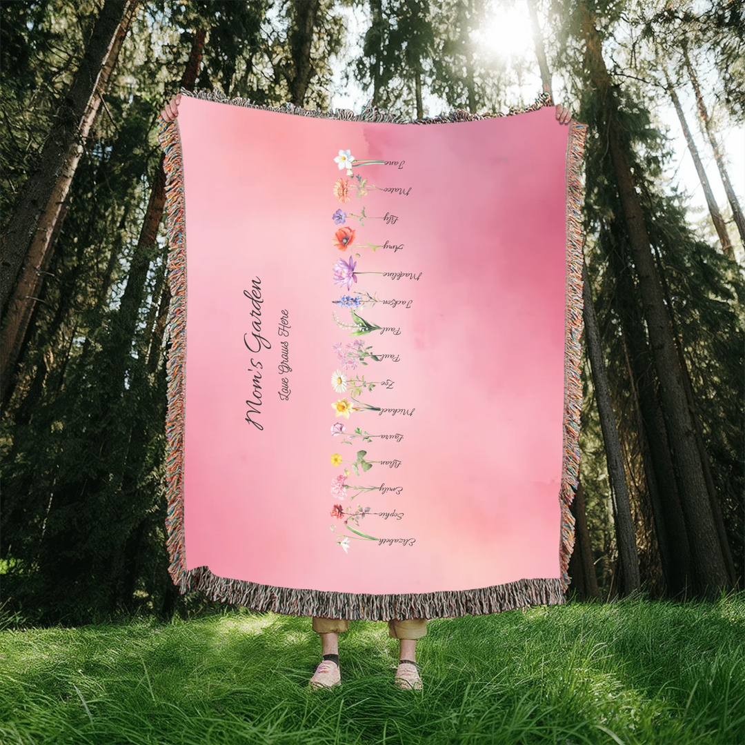 Heirloom Woven Blanket In Nature-ARTFULANE