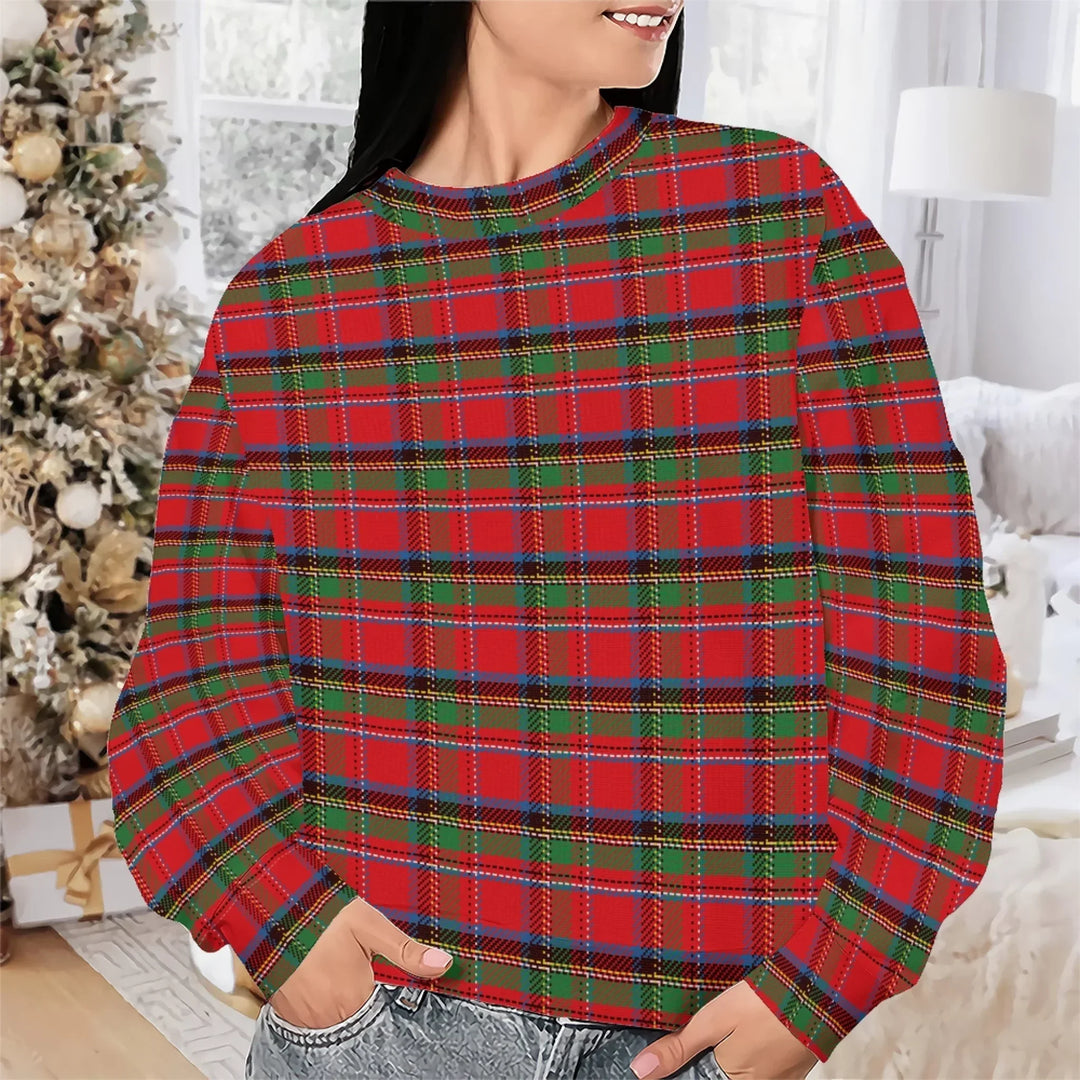 Custom Tartan Plaid Unisex Wool Sweater - ARTFULANE