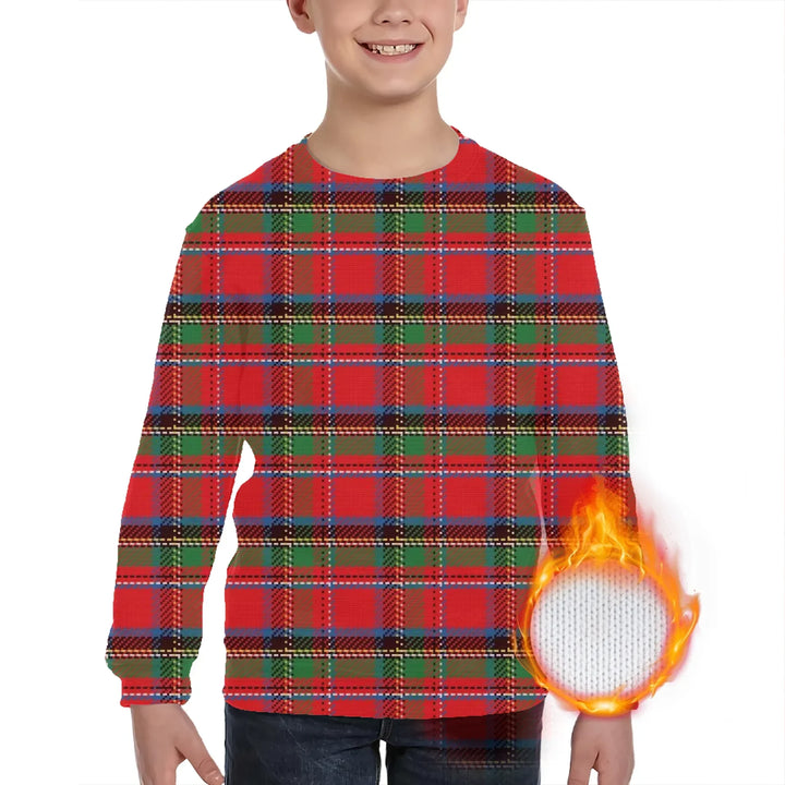 Custom Tartan Plaid Kids Wool Sweater - ARTFULANE