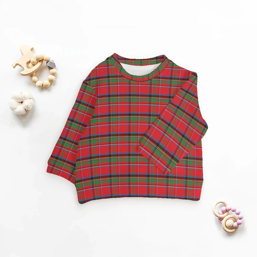 Custom Tartan Plaid Baby Wool Sweater - ARTFULANE
