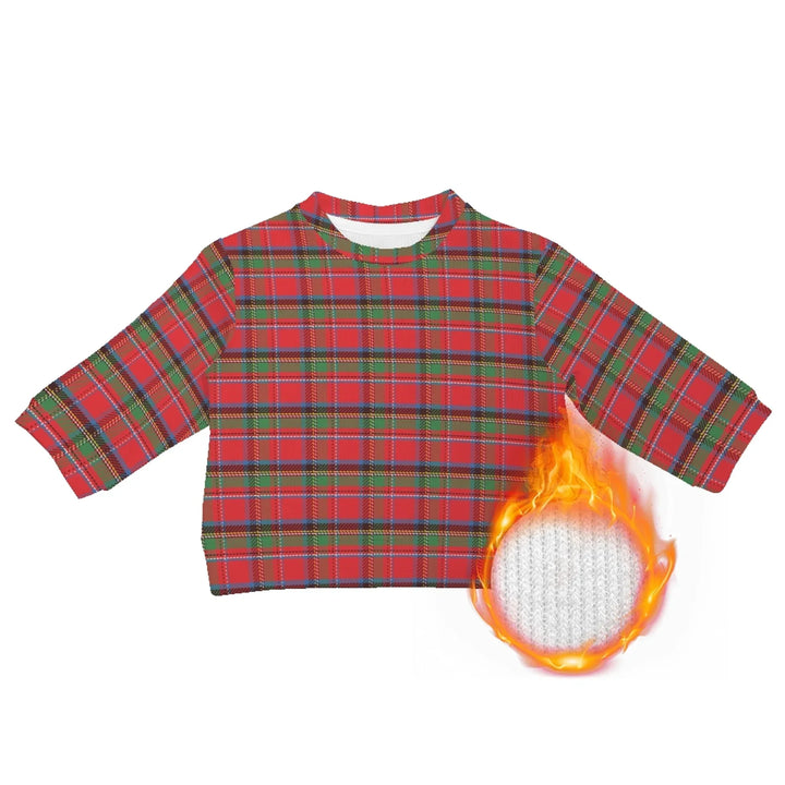 Custom Tartan Plaid Baby Wool Sweater - ARTFULANE