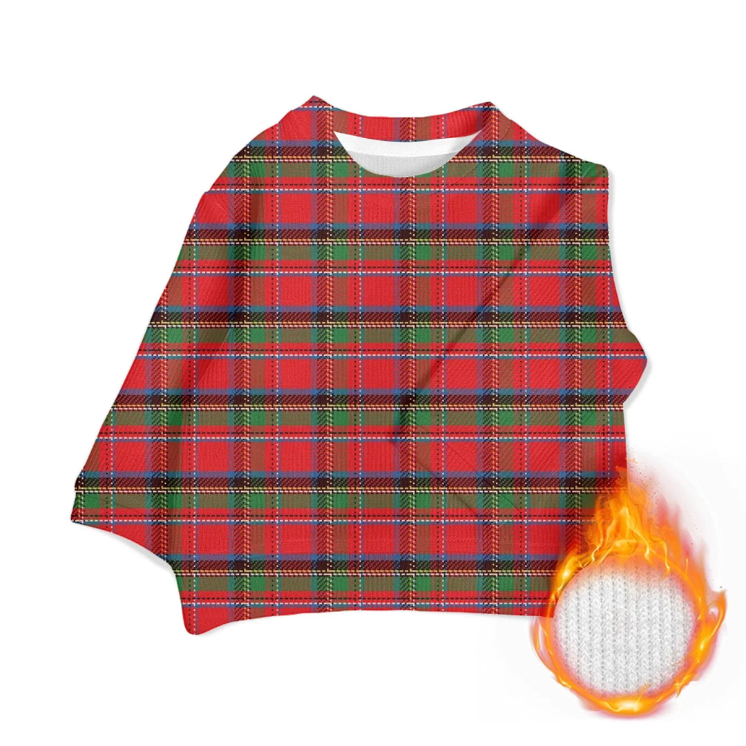 Custom Tartan Plaid Baby Wool Sweater - ARTFULANE