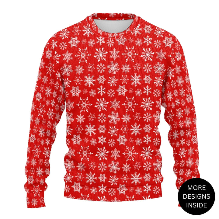 Custom Christmas Knit Sweater and Cardigan in multiple sizes for adults, kids, and babies – personalized knitwear design-ARTFULANE