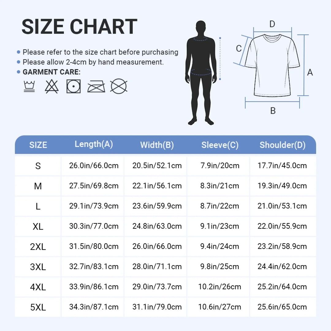 Size chart of custom short sleeve knit sweaters-ARTFULANE