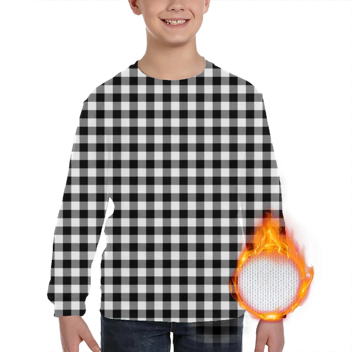 Custom Gingham Knit Sweater and Cardigan in multiple sizes for adults, kids, and babies – personalized knitwear design-ARTFULANE