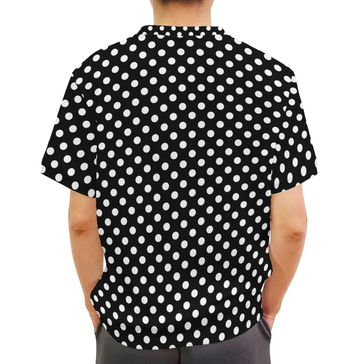 Custom Boho Polka Dots Knit Sweater and Cardigan in multiple sizes for adults, kids, and babies – personalized knitwear design-ARTFULANE