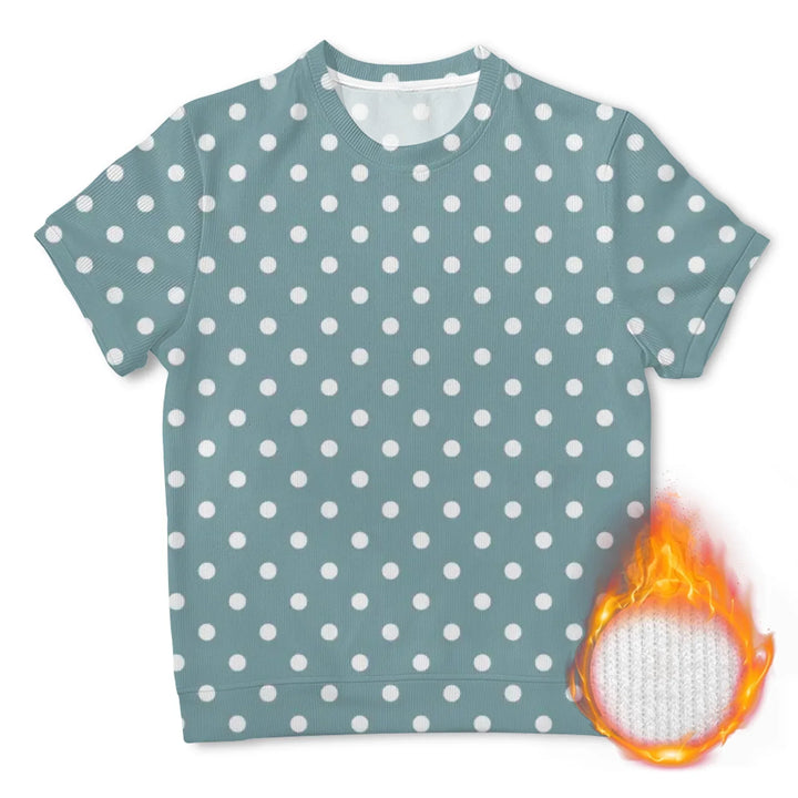 Custom Boho Polka Dots Knit Sweater and Cardigan in multiple sizes for adults, kids, and babies – personalized knitwear design-ARTFULANE